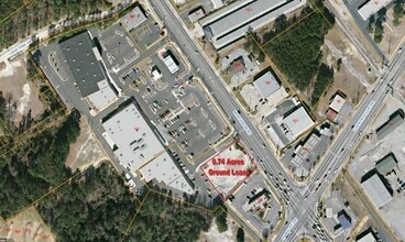 3421 Murchison Rd, Fayetteville, NC - AERIAL  map view