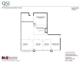 951 Yamato Rd, Boca Raton, FL à louer Plan d’étage- Image 2 de 2