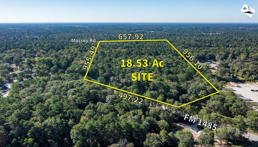 18.53+/-Ac11775 FM 1485, Conroe, TX à vendre - Photo principale - Image 1 de 8