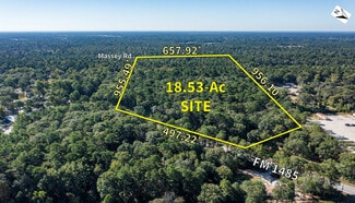 Plus de détails pour 18.53+/-Ac11775 FM 1485, Conroe, TX - Terrain à vendre