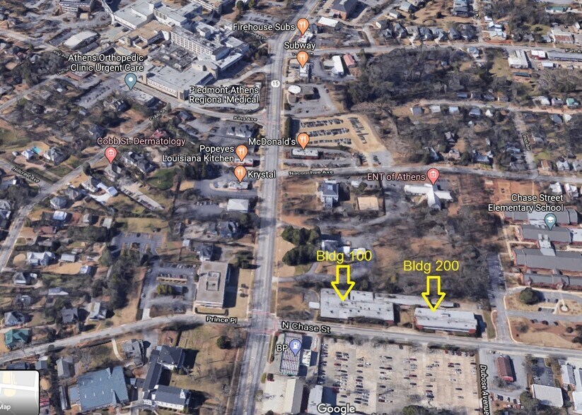 1010 Prince Ave, Athens, GA à louer - Aérien - Image 2 de 15