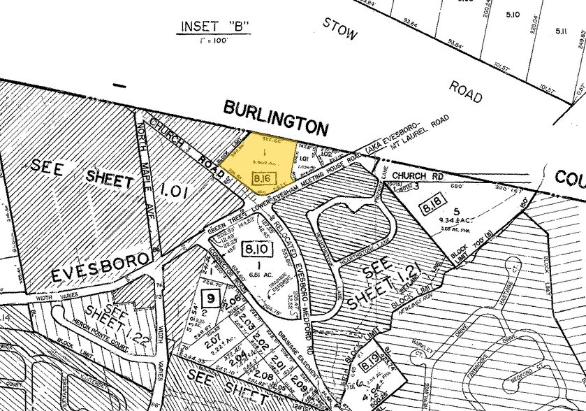300 E Greentree Rd, Marlton, NJ à louer - Plan cadastral - Image 3 de 3