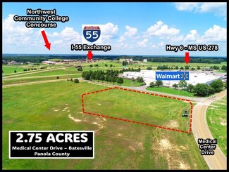 Plus de détails pour 2.75 acres Medical Center Dr, Batesville, MS - Terrain à vendre