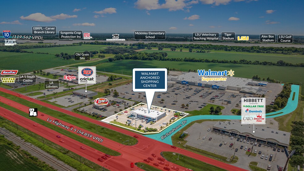 3265 Hwy 1 S, Port Allen, LA à vendre - Photo du bâtiment - Image 3 de 5