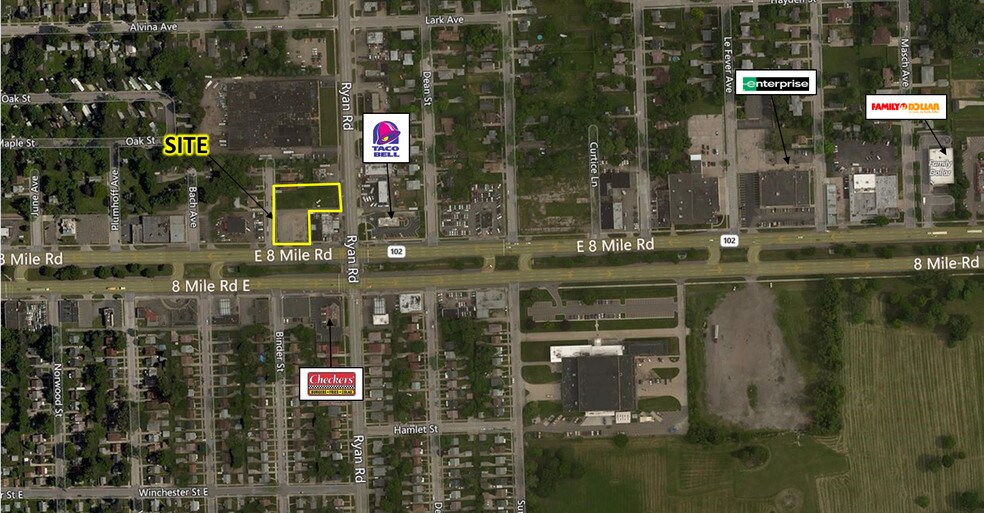 4001-4061 E 8 Mile Rd, Warren, MI à vendre - Photo du bâtiment - Image 3 de 5
