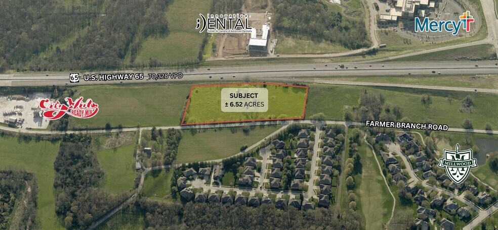 6401 S Farmer Branch Rd, Springfield, MO à vendre - Aérien - Image 2 de 3