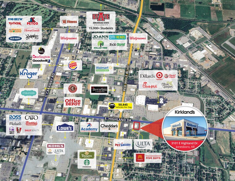 3101 E Highland Dr, Jonesboro, AR for sale - Building Photo - Image 2 of 5