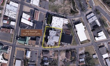 125 Oak St, Hot Springs, AR - Aerial  map view