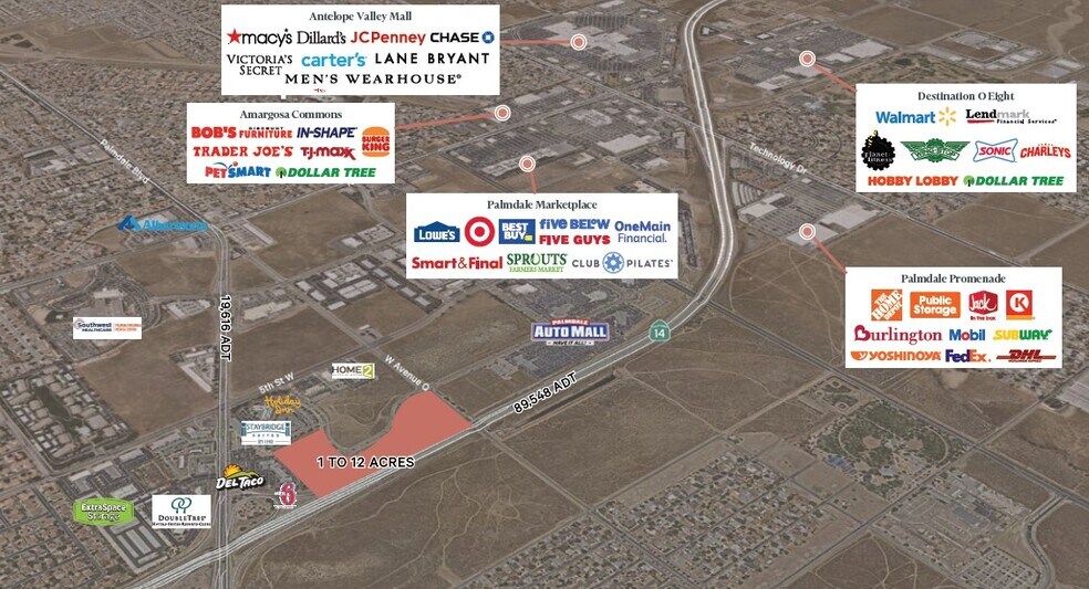 SWC Hwy 14 & W Ave Q, Palmdale, CA for sale - Building Photo - Image 1 of 4