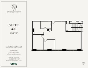 1200 Harger Rd, Oak Brook, IL à louer Plan d’étage- Image 1 de 1