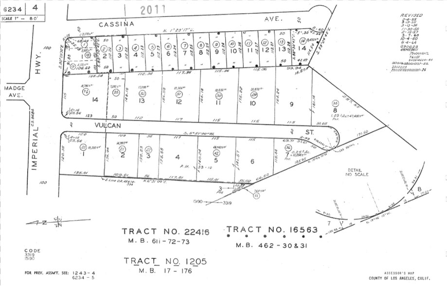 10925 Vulcan St, South Gate, CA à vendre - Plan cadastral - Image 3 de 3