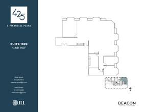 425 S Financial Pl, Chicago, IL for lease Floor Plan- Image 1 of 6