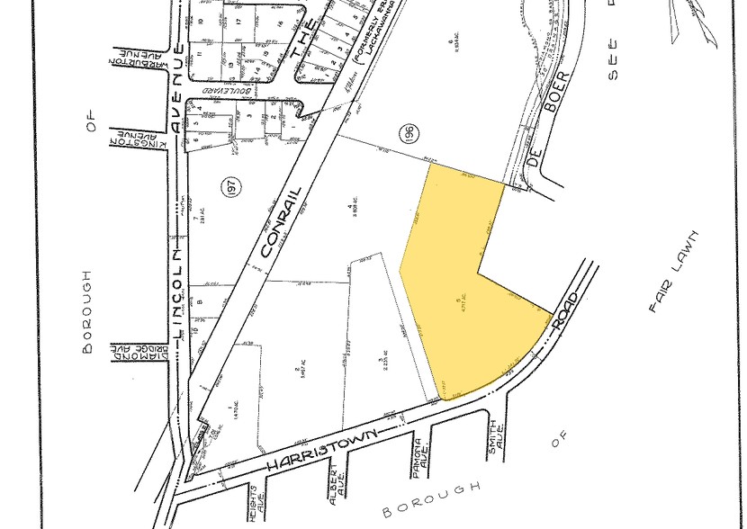 85 Harristown Rd, Glen Rock, NJ à louer - Plan cadastral - Image 2 de 7