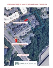 3790 Holcomb Bridge Rd, Norcross, GA - AERIAL  map view