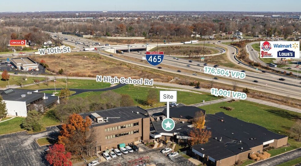 720-722 N High School Rd, Indianapolis, IN à vendre - Photo du bâtiment - Image 3 de 14