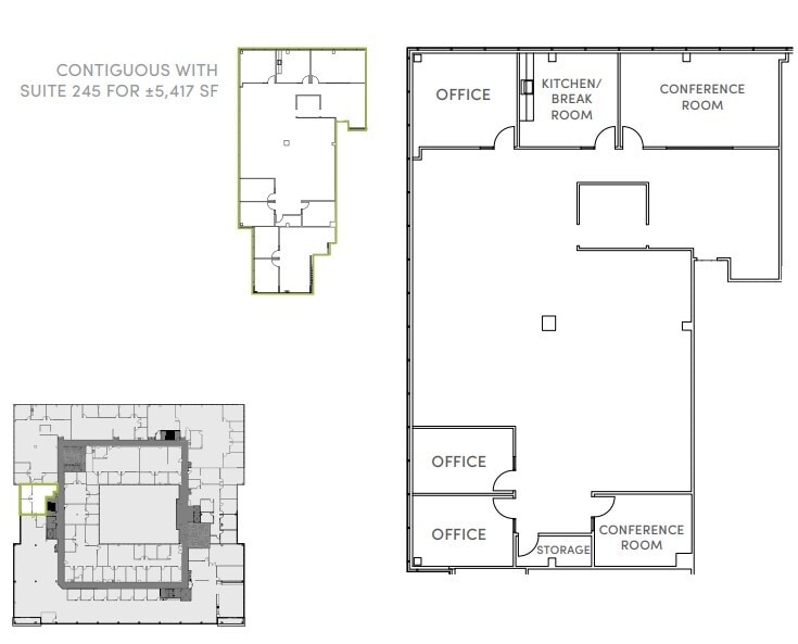 2105 S Bascom Ave, Campbell, CA for lease Floor Plan- Image 1 of 1