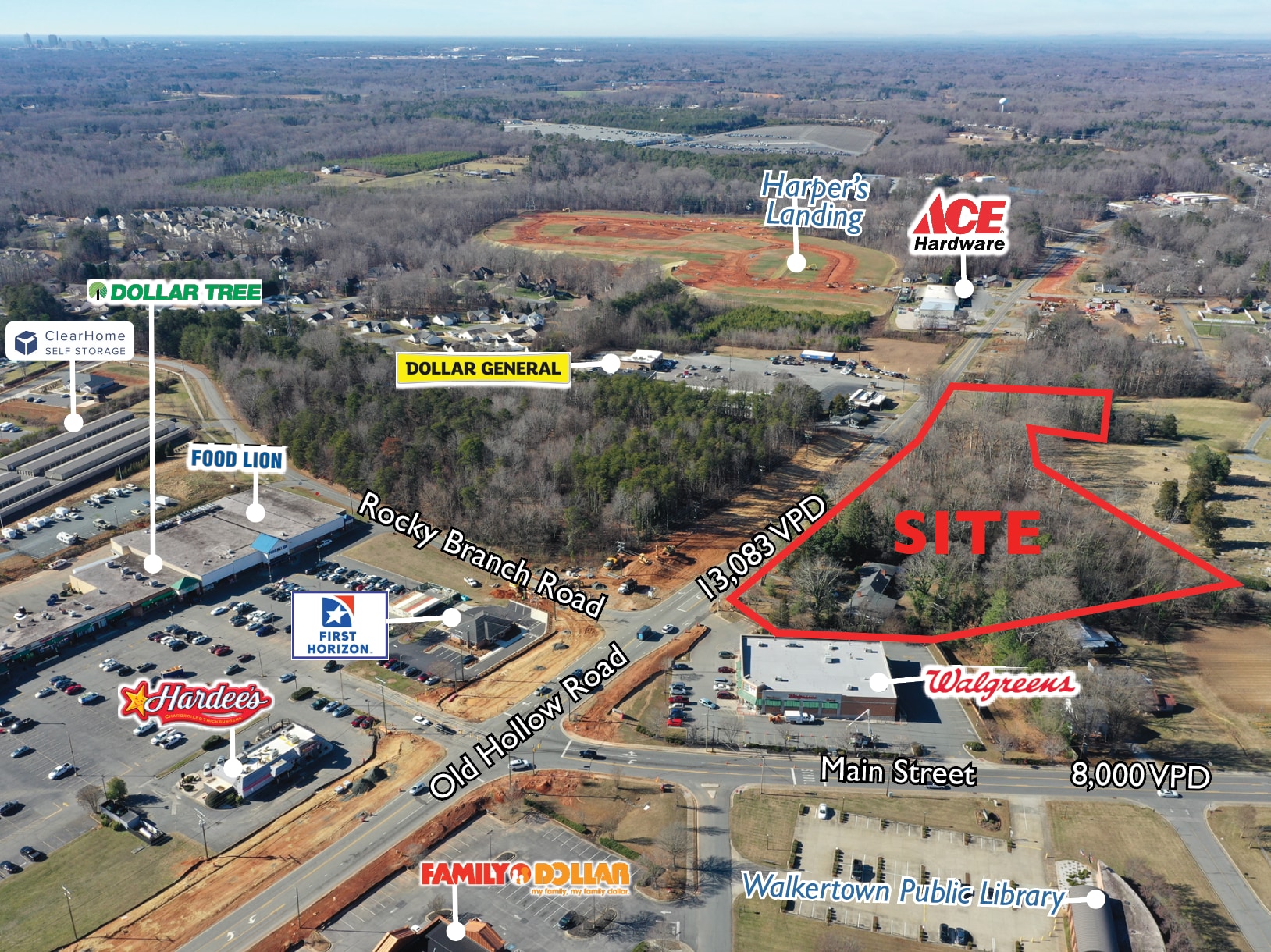 2965 Old Hollow Rd, Walkertown, NC à vendre Photo principale- Image 1 de 7