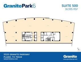 5525 Granite Parkway, Plano, TX for lease Site Plan- Image 1 of 2
