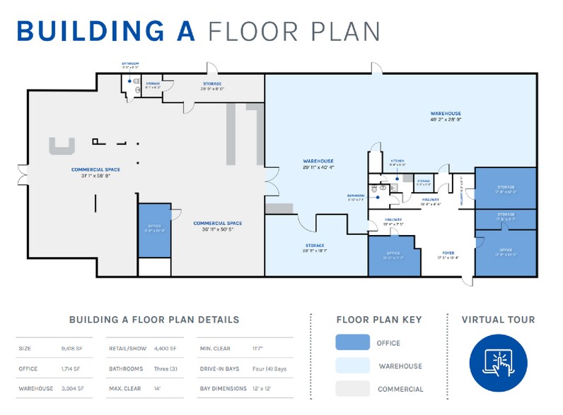 2140 Canton Rd, Marietta, GA à vendre - Plan d’étage - Image 2 de 9