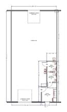 2402-2404 Blue Smoke Ct, Fort Worth, TX for lease Floor Plan- Image 2 of 2