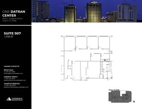 9130 S Dadeland Blvd, Miami, FL à louer Plan d’étage- Image 1 de 1