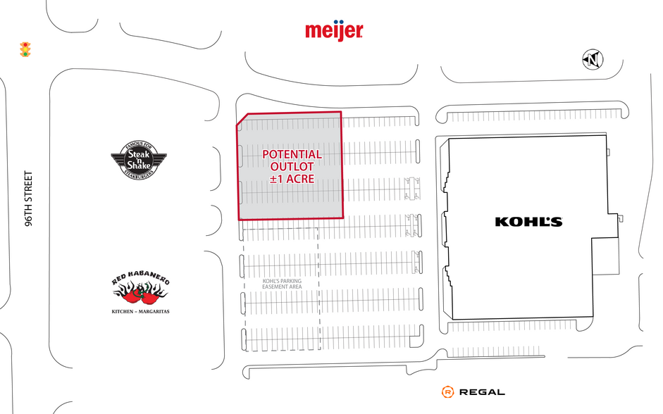 8141 E 96th St, Indianapolis, IN for lease - Site Plan - Image 3 of 3