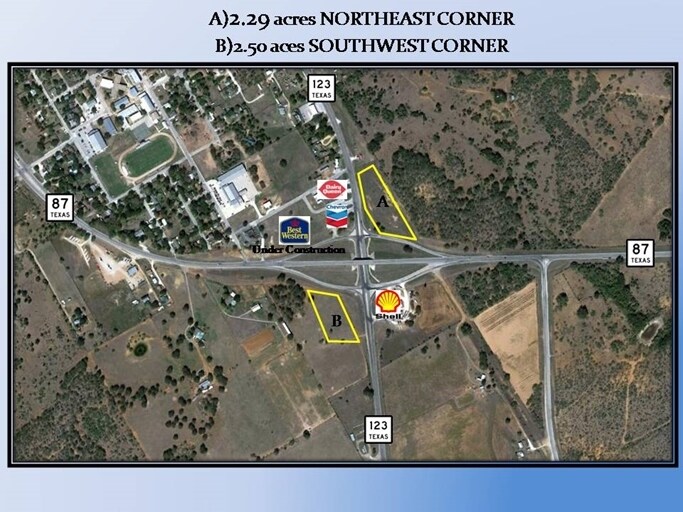Hwy 87 & State Highway 23, Stockdale, TX for sale Primary Photo- Image 1 of 2
