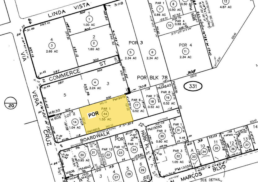 950 Boardwalk, San Marcos, CA for lease - Plat Map - Image 2 of 32