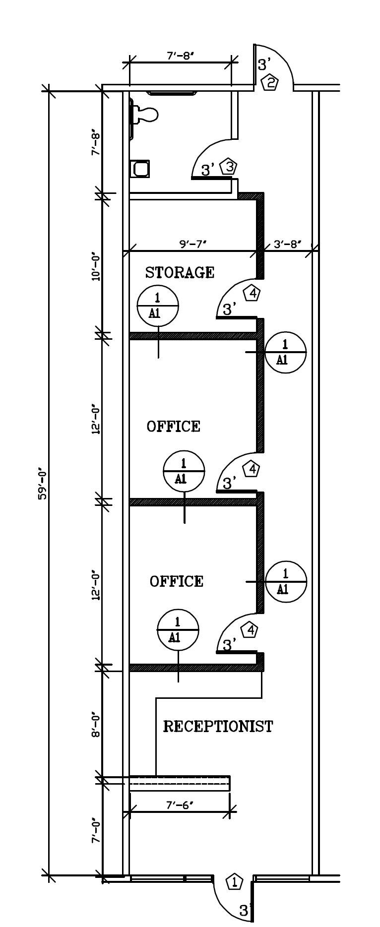 12100 N Thornydale Rd, Marana, AZ for lease Typical Floor Plan- Image 1 of 2