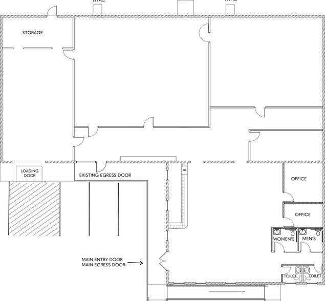 1924 Wake Forest Rd, Raleigh, NC à louer - Plan d’étage - Image 3 de 6