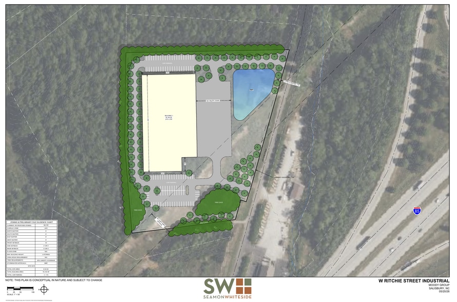 380 W Ritchie Rd, Salisbury, NC for sale - Site Plan - Image 3 of 6