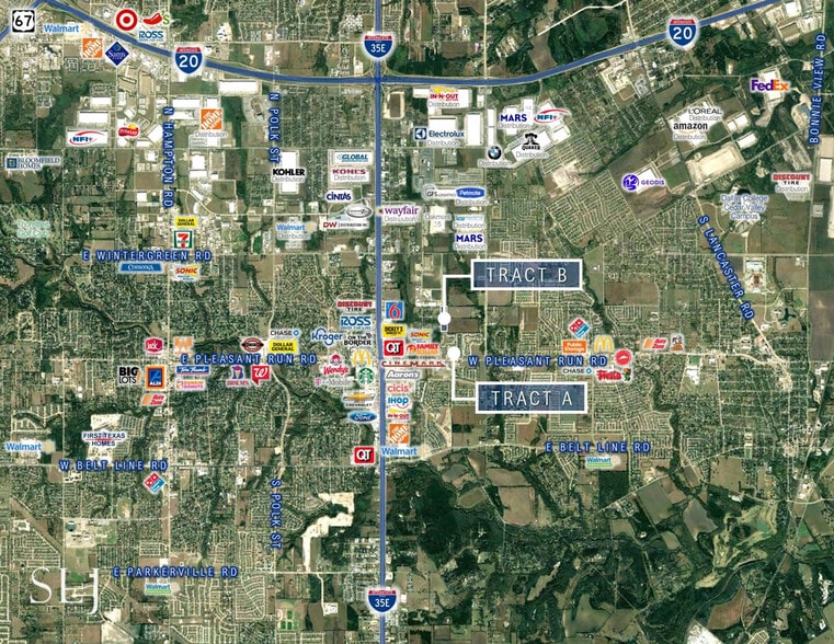 2527 & 2531 W Pleasant Run Rd portfolio of 2 properties for sale on LoopNet.ca - Aerial - Image 3 of 4