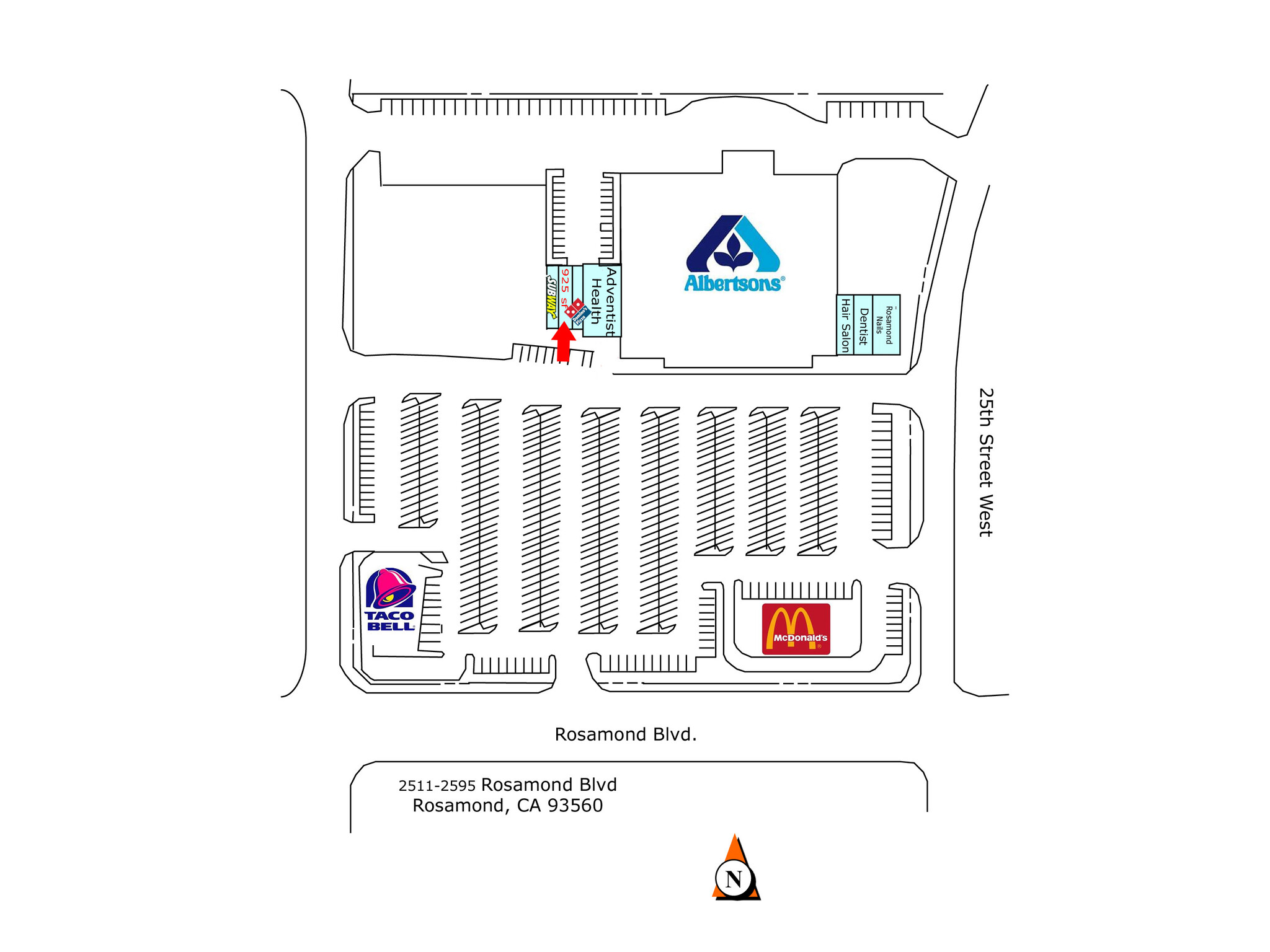 2511-2559 Rosamond Blvd, Rosamond, CA for lease Building Photo- Image 1 of 1