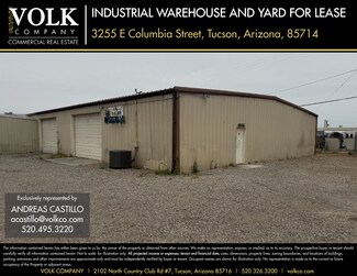 Plus de détails pour 3241 E Columbia St, Tucson, AZ - Industriel à louer