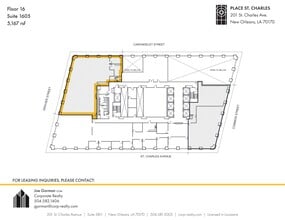 201 St. Charles Ave, New Orleans, LA for lease Site Plan- Image 1 of 1