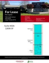 7381 114th Ave, Largo, FL à louer Plan d’étage- Image 1 de 1