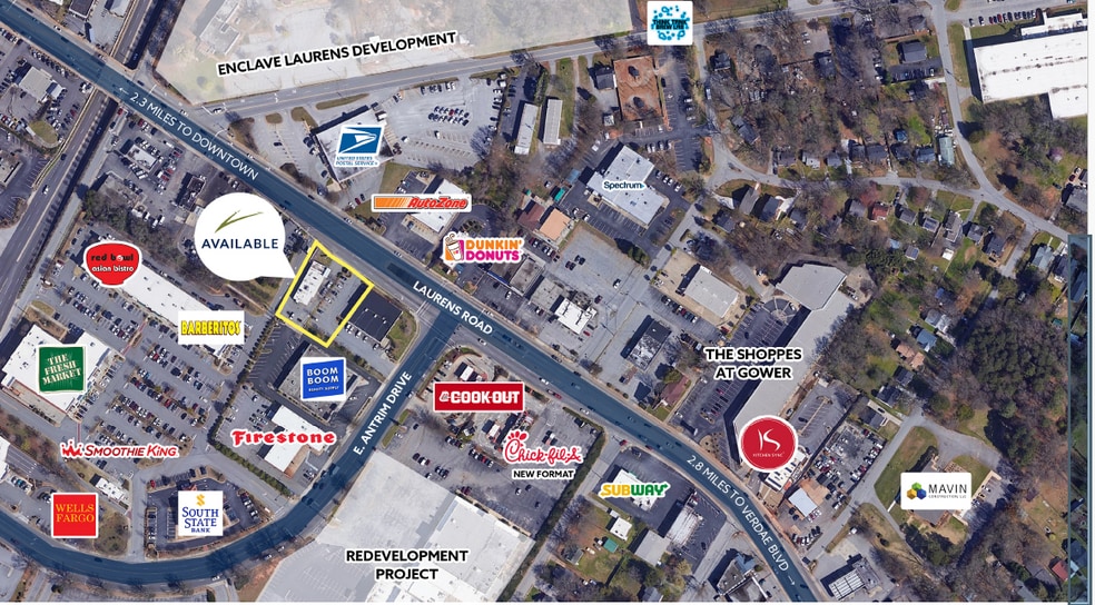 1536 Laurens Rd, Greenville, SC for lease - Building Photo - Image 2 of 4