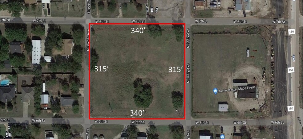 N Sealy Ave, Justin, TX for sale - Building Photo - Image 1 of 1