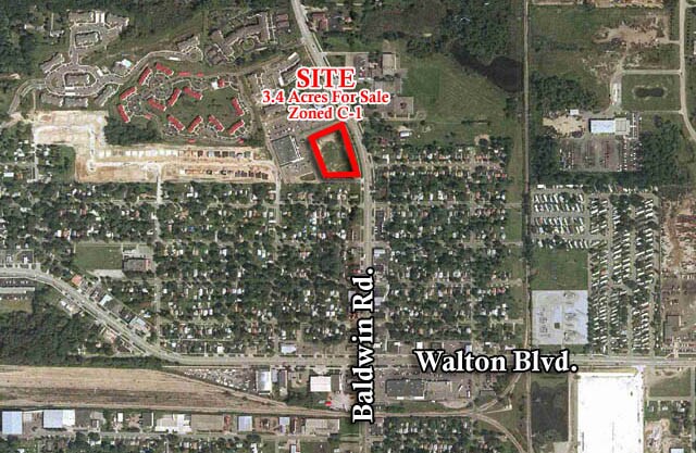 1685 Baldwin Rd, Pontiac, MI à vendre - Aérien - Image 3 de 7