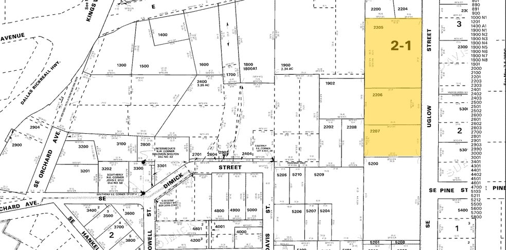 211 SE Uglow St, Dallas, OR for sale - Plat Map - Image 2 of 31