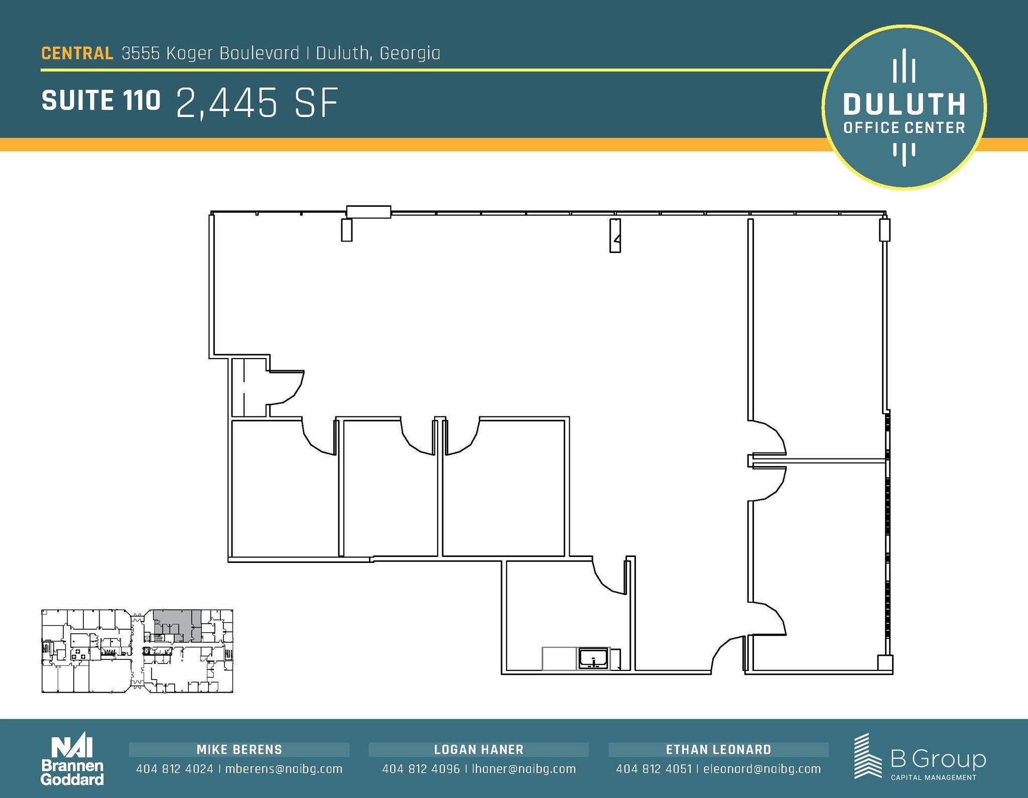 3505 Koger Blvd, Duluth, GA for lease Floor Plan- Image 1 of 1