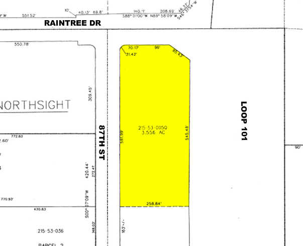 14301 N 87th St, Scottsdale, AZ à louer - Plan cadastral - Image 2 de 10