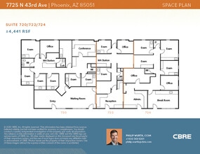 7725 N 43rd Ave, Phoenix, AZ for lease Floor Plan- Image 2 of 2