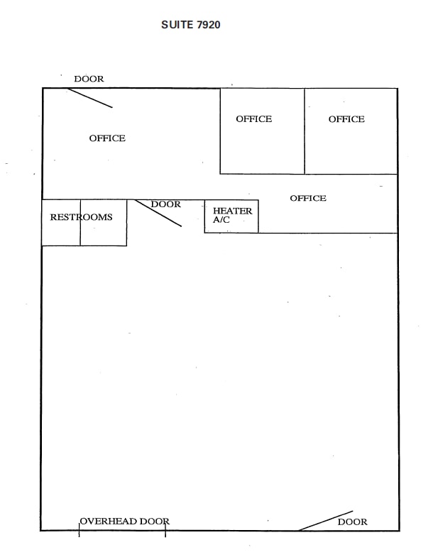 7900-7940 12th Ave S, Bloomington, MN à louer Plan d’étage- Image 1 de 1