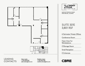 2625 Butterfield Rd, Oak Brook, IL for lease Floor Plan- Image 2 of 2