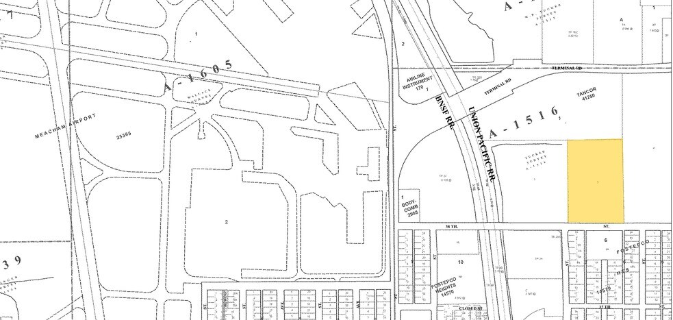 501 38th St NE, Fort Worth, TX à louer - Plan cadastral - Image 2 de 2