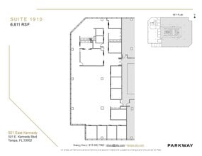 501 E Kennedy Blvd, Tampa, FL à louer Plan d’étage- Image 1 de 1