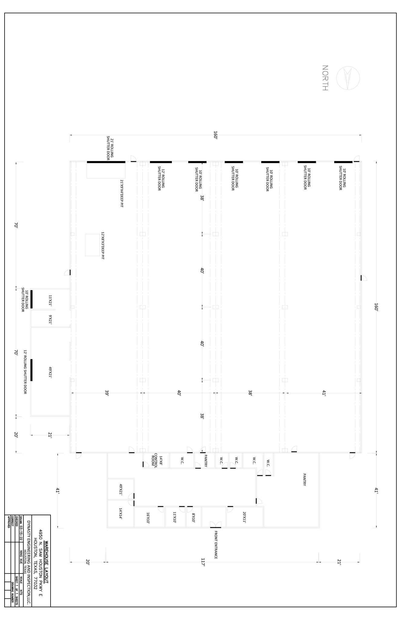 4950 N Sam Houston Pky E, Houston, TX for lease Site Plan- Image 1 of 1