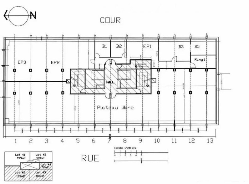 Bureau dans Villeurbanne à vendre - Plan d’étage - Image 3 de 3