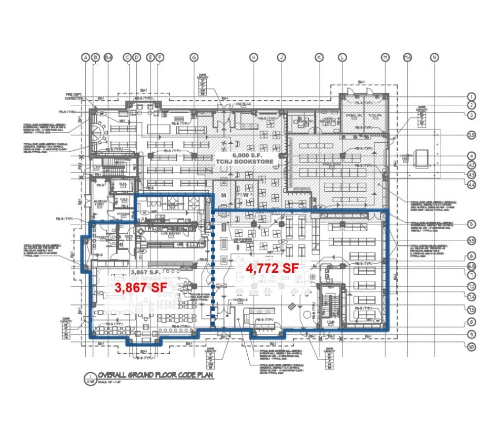100 Campus Town Cir, Ewing, NJ for lease Floor Plan- Image 1 of 1